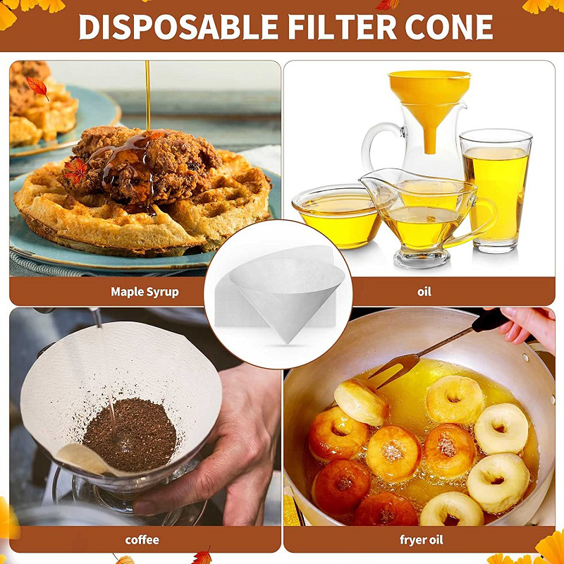 Filtru cu ulei de gătit hârtie-con-conne